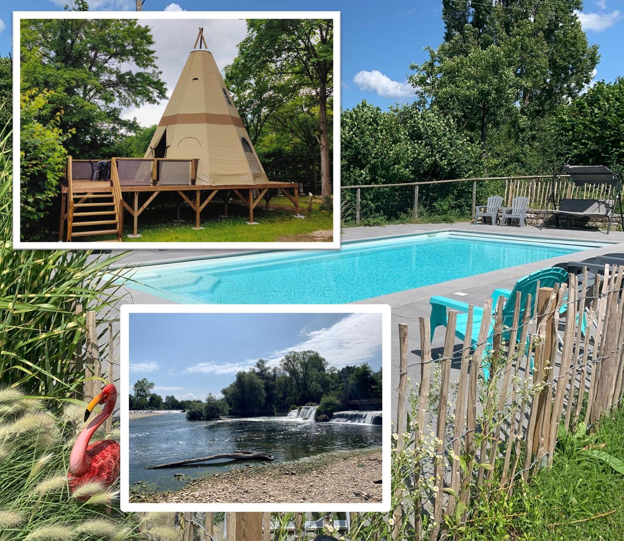 Tente de luxe Tipi, L'indienne